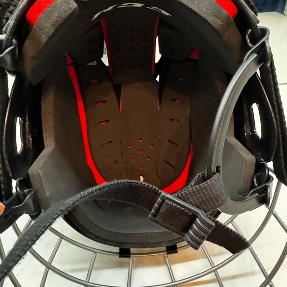 Like New Kids CCM Black Hockey Helmets with Silver Cage - Picture 8 of 9